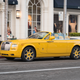 The famous yellow Rolls Royce that can be found outside the House of Bijan